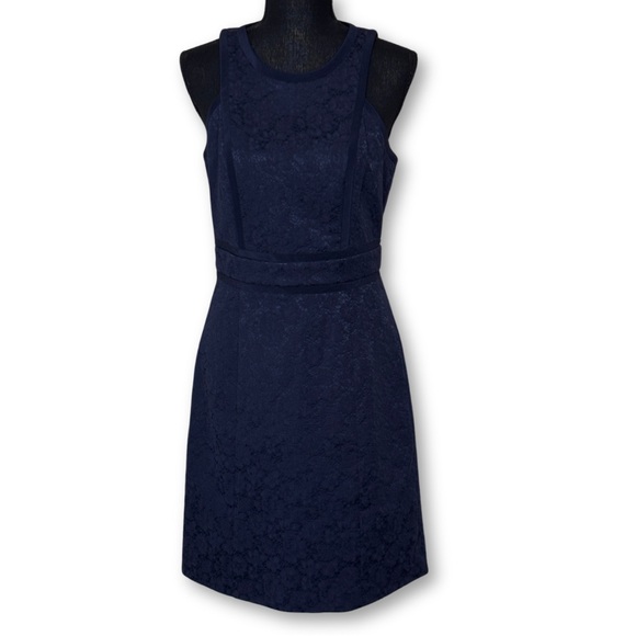 Rebecca Taylor Dresses & Skirts - Rebecca‎ Taylor Navy Sleeveless Lace Dress Size 8